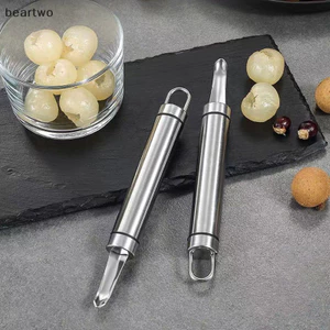 < Beartwo > 1 Dụng Cụ Tẩy Longan Lê Litchi Corer Trái Cây Cho Nhà Hàng Gia Đình Tiện Ích Nhà Bếp (Thép Không Gỉ) Đẹp