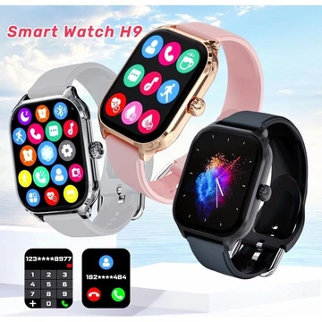Đồng hồ thông minh H9 Đồng hồ thể thao nam nữ 2.01 "HD Nhận màn hình cảm ứng / Gọi điện Trò chơi Bluetooth Âm nhạc Nhịp tim / Máy đo huyết áp Đồng hồ bấm giờ cho thiết bị Android iOS Si