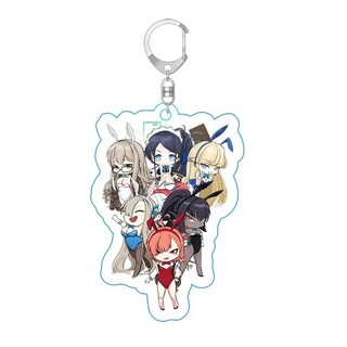 Móc khóa Anime Blue Archive Kosaka Wakamo Misono Mika phụ kiện túi xách balo móc khoá bằng chất liệu arcrylic trong suốt