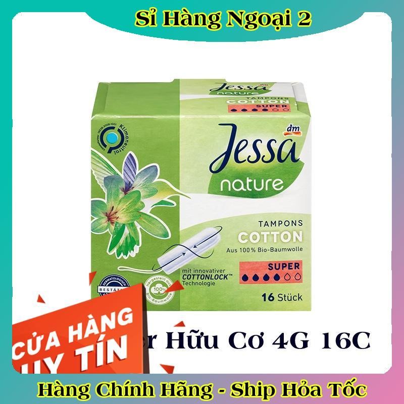 Băng vệ sinh Tampon Jessa Đức đủ size - Date mới đủ Bill