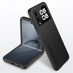 Ốp điện thoại bảo vệ họa tiết da thời trang Huawei nova Flip