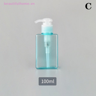 [Beautifulhome] Dầu gội vuông có thể đổ lại Sữa tắm Chai rỗng có bơm Dầu gội Dầu xả Máy rửa toàn thân cho phòng tắm khách sạn [làm đẹp]