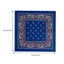 Flgo Hiphop Khăn trùm đầu Paisleys Khăn quàng cổ dành cho người lớn Unisex Bandanas Vintage Hoa Neckerchief