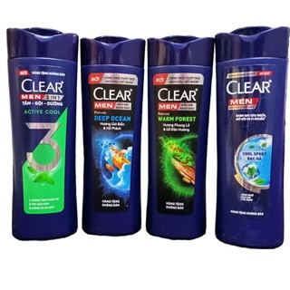 Set 3 Chai Dầu Gội Clear Men 70g - Hàng khuyến mãi