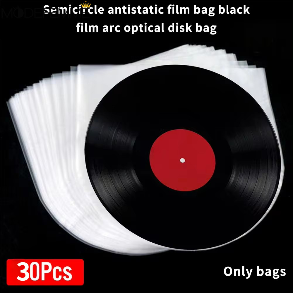 Túi bảo vệ Vinyl Record - Vỏ trong suốt chống thấm nước - Túi nhựa chống bụi LP Record - Tay áo ghi âm chống tĩnh điện - Có thể khóa lại, chống bụi