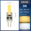 OIMG Đèn LED COB mới, Giao diện G4, G9, 12V-24V, 220V, 3W, 5W, Bóng đèn ngô tiết kiệm năng lượng bằng silicon LED, Trắng / Trắng ấm,