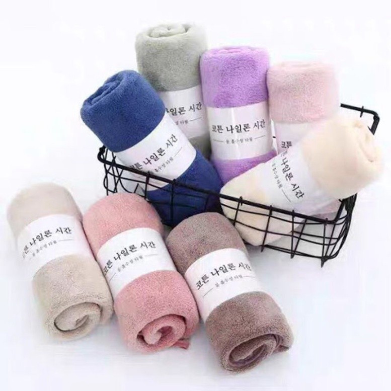 Khăn tắm Hàn Quốc cao cấp AMIZIN Khăn bông tắm lông cừu an toàn cho trẻ Babee