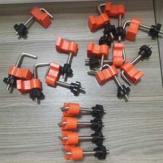 1 Bộ Thước Góc Phải, Dụng Cụ Chế Biến Gỗ Hình Chữ L 90° Dụng cụ định vị, Kẹp góc cố định bằng nhựa 3 / 4 / 6 / 8 inch bền bỉ Kẹp góc 90 độ cho hộp Tủ Khung ảnh