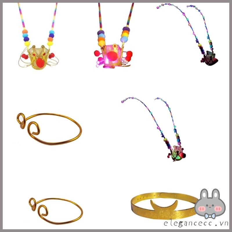 Elega Halloween Mũ đội ngoại vi Ngộ Không Vòng vàng Mũ đội đầu chi tiết
