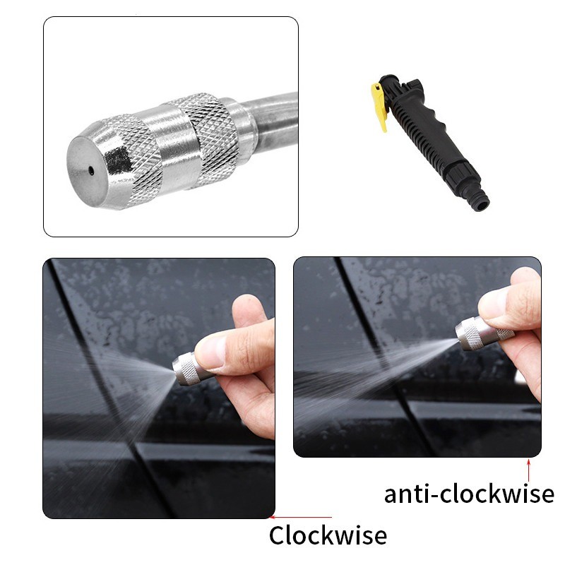 set vòi xịt áp lực cao,vòi xịt tăng áp，vòi xịt tăng áp rửa xe，đa chức năng vòi xịt rửa xe áp lực nước siêu mạnh tiện lợi
