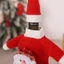 Túi đựng chai rượu vang giá rẻ, Ông già Noel Người tuyết Hộp đựng chai rượu vang Giáng sinh, Đồ trang trí Đồ trang trí dệt kim Len trang trí bàn tiệc Giáng sinh