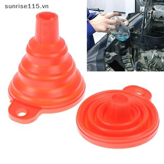 Srvn Phễu silicon có thể gập lại Xe tải Xe máy Công cụ chuyển nạp xăng.