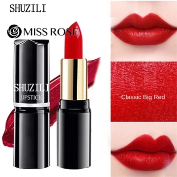 Son lì nhung lì SHUZILI chống nước lâu trôi dưỡng ẩm Son bóng lên màu cao ღ COD Trang điểm lấp lánh
