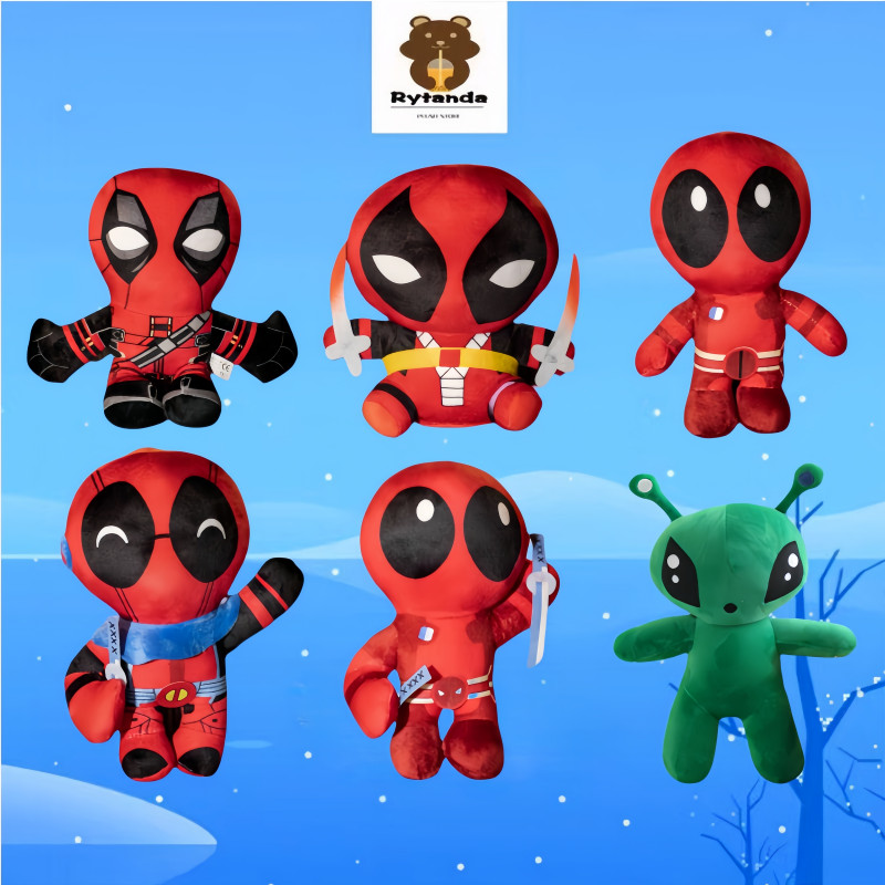 Mới Deadpool Sang Trọng Đồ Chơi Vui Vẻ Anime Nhân Vật Deadpool Sang Trọng Búp Bê Hoạt Hình Dễ Thương Người Ngoài Hành Tinh Đồ Chơi Nhồi Bông Sáng Tạo Trang Trí Nhà Mềm Mại Cho Bé Đồ Chơi Làm Dịu Trẻ Em Quà Tặng Sinh Nhật Quà Tặng Giáng Sinh
