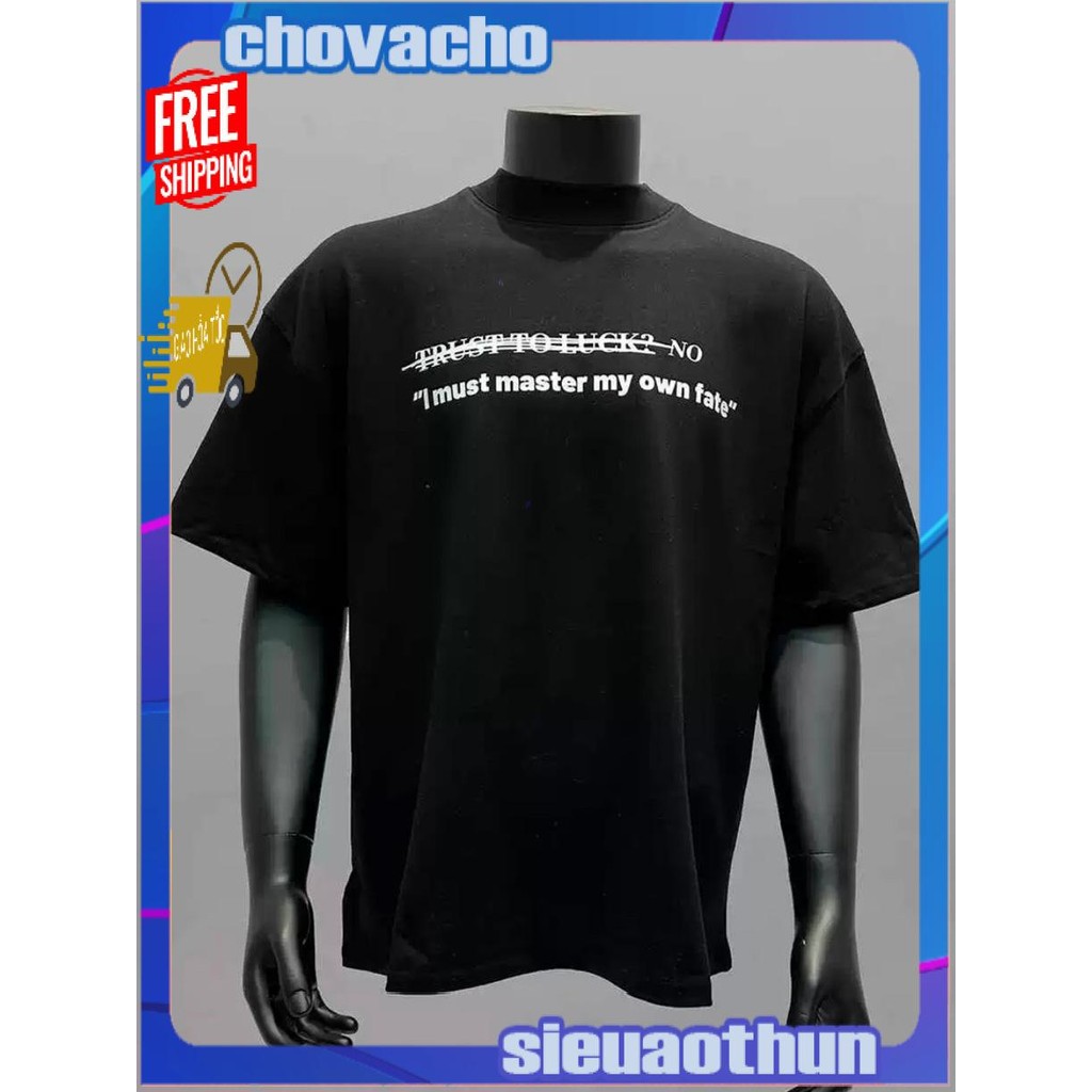 Áo thun Stee Cổ tròn TRUST TO LUCKY Localbrand ICVCVNI Unisex