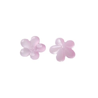 Phụ kiện Hoa tai đính cườm dệt thủ công xỏ lỗ hoa tai nhỏ tươi mới AB ảo ảnh màu gradient thủy tinh