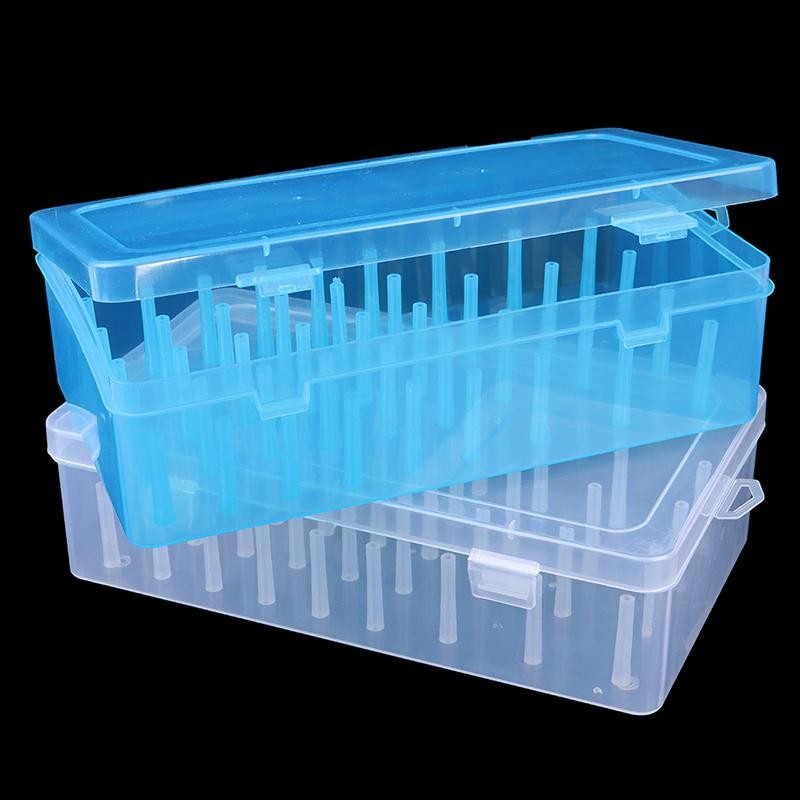 Cminyp 42 Trục Chỉ May Hộp Trong Suốt Dây Bảo Quản Hộp Đựng Glory