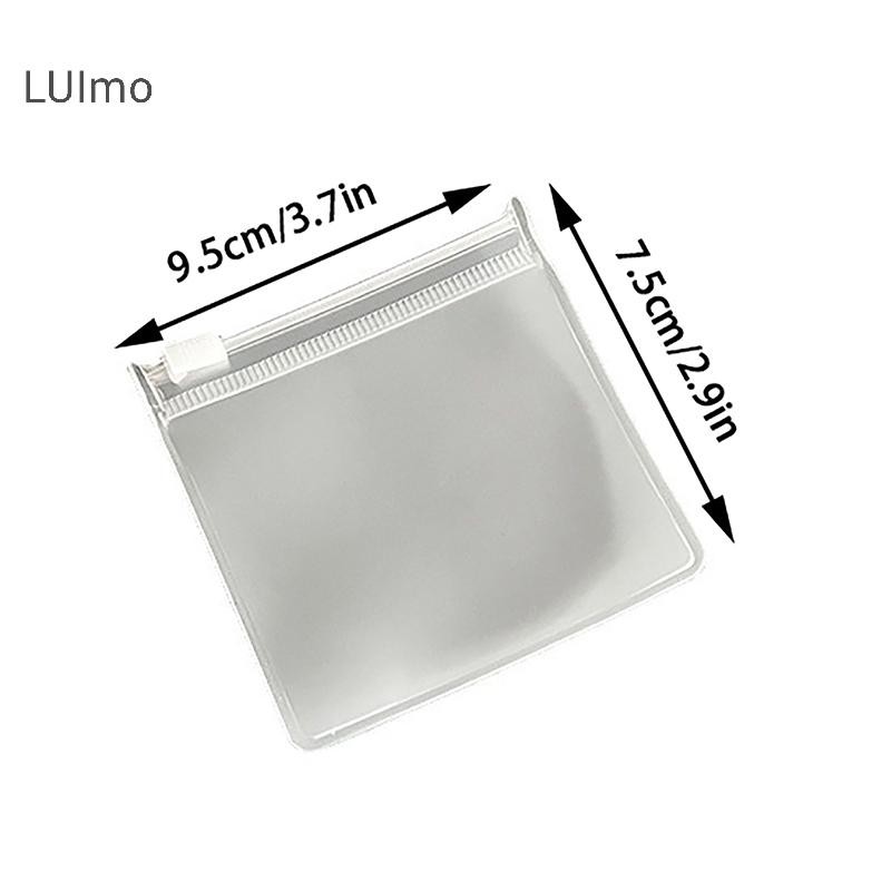 Luimo 1 / 5 / 10 chiếc Túi đựng thuốc Túi đựng thuốc có khóa kéo Túi đựng thuốc trong suốt có thể tái sử dụng Túi đựng thuốc du lịch tự niêm phong Lưu trữ SBS