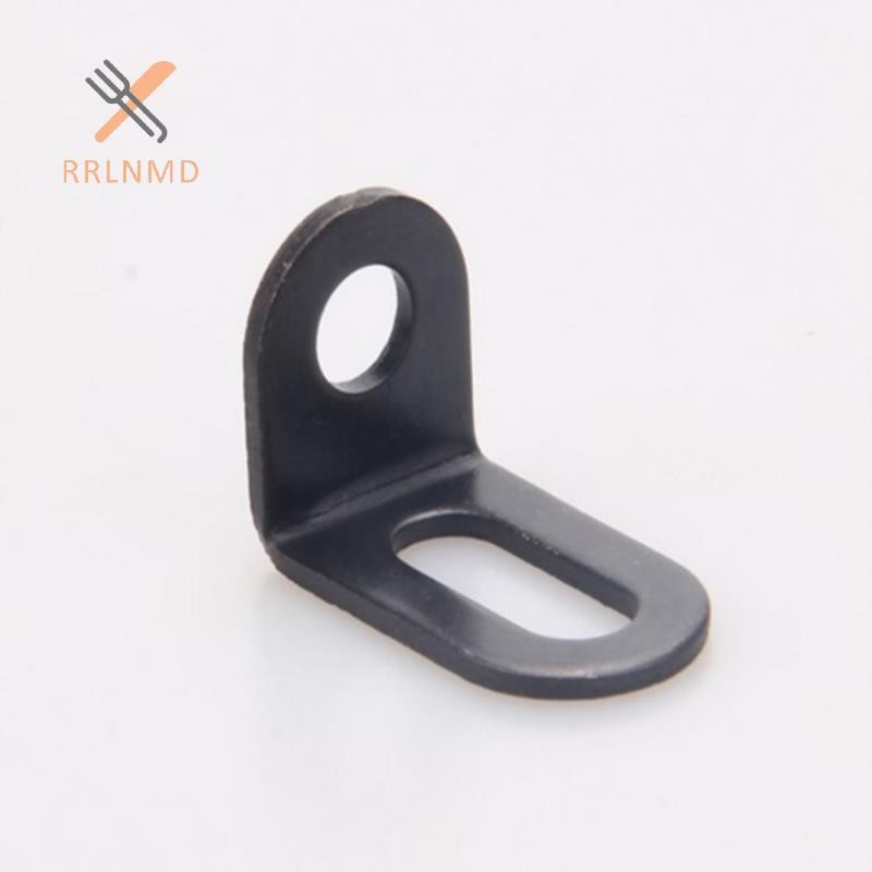 Rrlnmd 10 Chiếc Góc Kim Loại Nẹp s Góc Phải L Hình Nẹp Đen MỚI