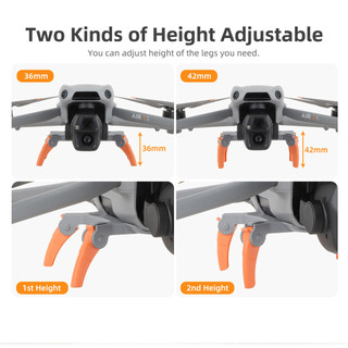 Dành cho phụ kiện chân máy tăng chiều cao Air 3S, giá đỡ bảo vệ hạ cánh tích hợp Air 3 nhện có thể gập lại