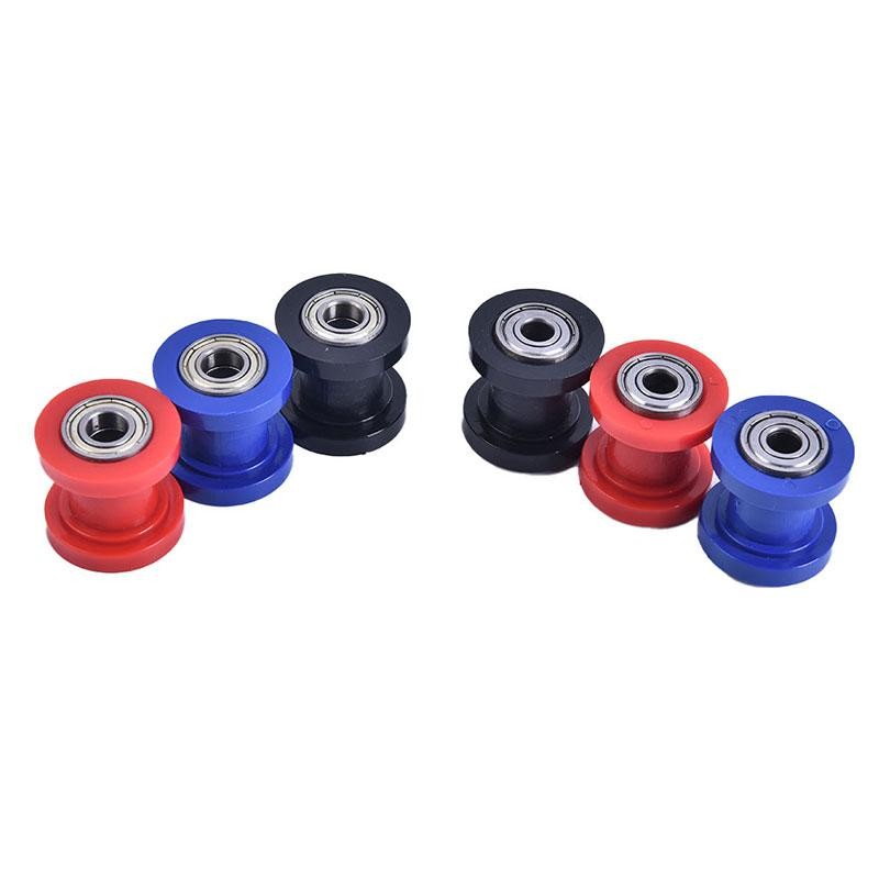Tmoy 1 Chiếc 8 Mm 10 Mm Dây Xích Con Lăn Thanh Trượt Căng Bánh Xe Hướng Dẫn Hố Bụi Bẩn Xe Đạp Mini Moto TCM
