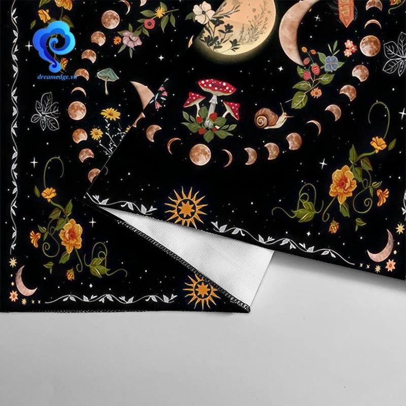 [Dreamedge] Khăn trải bàn thẻ Tarot, Thảm trải bài bói toán may mắn, Thảm vải trò chơi trên bàn, Bộ đồ trang trí trò chơi trên bàn