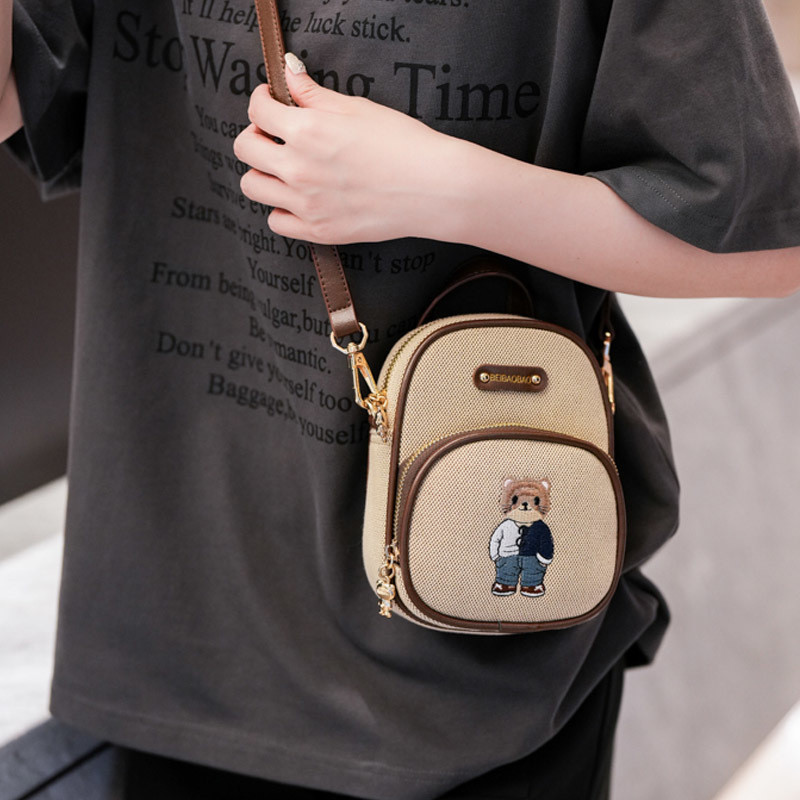 New Women's Bag Cute Phone Bag Fashionable Crossbody Bag Casual Versatile Lightweight Portable Shoulder Bag