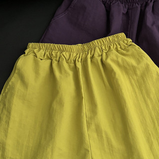 (6m-18Yrs) Quần short Nylon khô nhanh cho trẻ em - Đồ thể thao mùa hè Dopamine màu kẹo có thêu (Thiết kế đa năng Unisex)