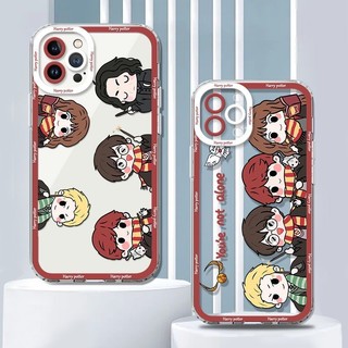 Vỏ Harry Potter Cho IPhone 11 12 Pro Max 13 Mini 6 6S 7 8 Plus SE Vỏ Điện Thoại Trong Suốt Bảo Vệ Toàn Diện Mát Nghệ Thuật Retro 3D Bảo Vệ Ống Kính Hàn Quốc Ốp Lưng
