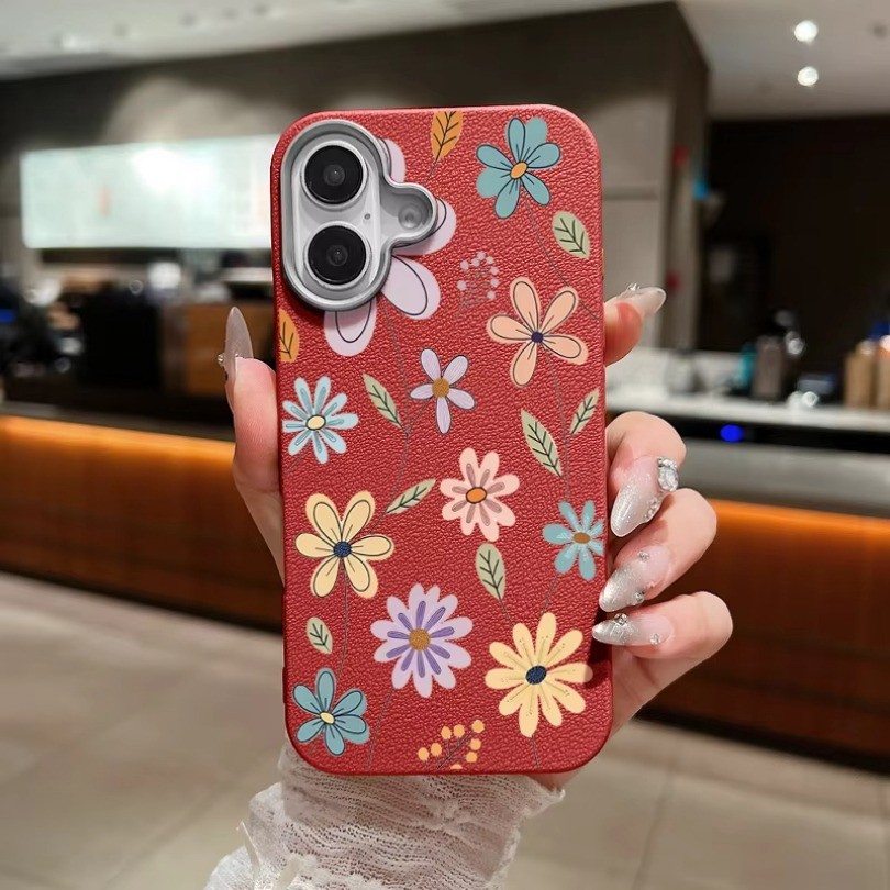 Ốp điện thoại họa tiết hoa tối giản Bohemian cho Realme C71 C75X Note 60 50 C15 C11 C20 Q3 Pro Carnival GT Master Edition Narzo 50 30 50i 50A Prime Lens Protection Cover