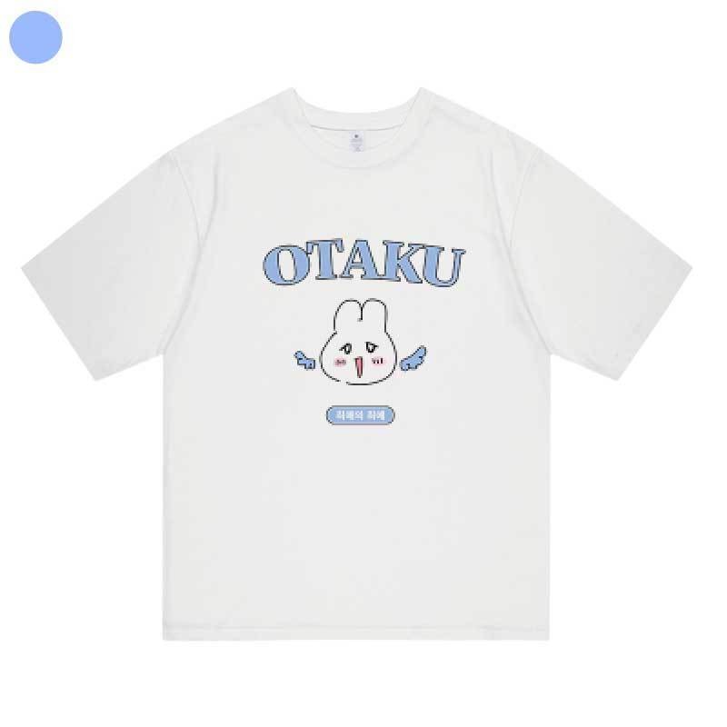 Ao Thun Ngắn Tay Phong Cách Otaku In Họa Tiết Hoạt Hình, Made from Bông, Perfect for Nhật Bản Buổi Hòa Nhạc Mùa Hè