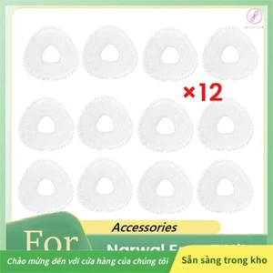 12 chiếc Rag làm sạch để thay thế các bộ phận máy hút bụi Robot Freo Z Ultra