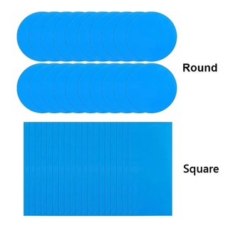 RISEDOT 10 Miếng Dán Sửa Chữa Bể Bơi, Dành Cho Bể Bơi Tự Dính Bộ Sửa Chữa Bể Bơi, Keo Dán Sửa Chữa Dưới Nước Đa Năng PVC