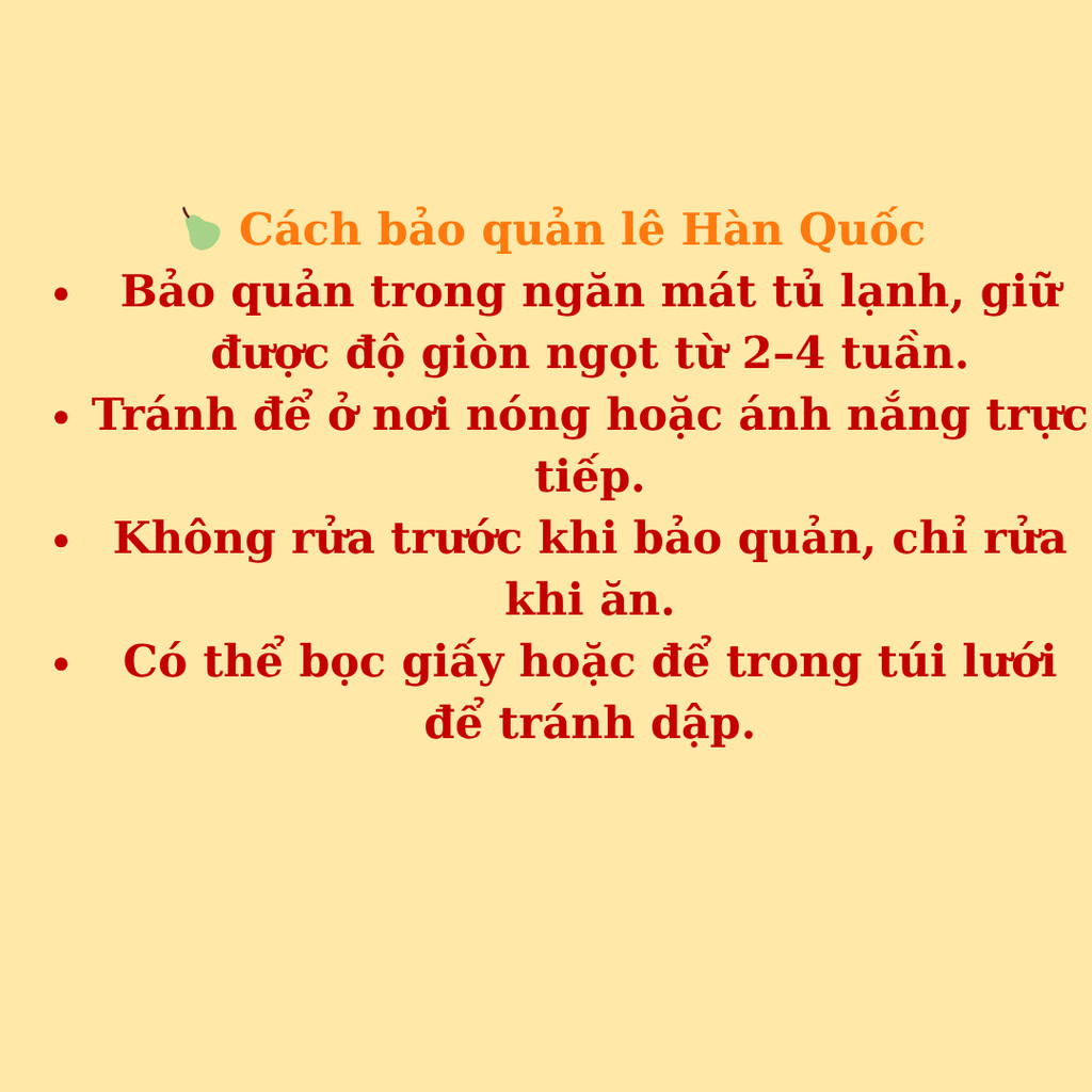 [Ship Hỏa Tốc HCM 1-2 giờ ] Lê Hàn giòn ngọt 1-1.2kg