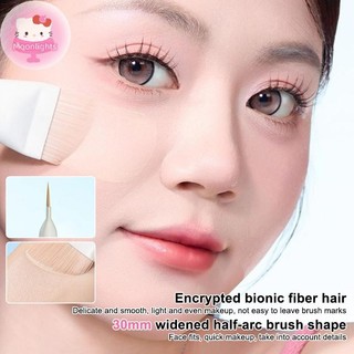 Bộ cọ siêu mỏng trang điểm Moonlights Cọ nền với miếng bọt biển không dấu vết Soft Puff Angled Cọ trang điểm Công cụ làm đẹp EN