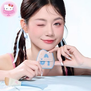 Bộ cọ siêu mỏng trang điểm Moonlights Cọ nền với miếng bọt biển không dấu vết Soft Puff Angled Cọ trang điểm Công cụ làm đẹp EN