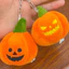 1-4 Chiếc Móc Khóa Bí Ngô Sang Trọng Mềm Cao Cấp - Túi Halloween Trang Trí Quyến Rũ, Đồ Chơi Kẹp Ma Màu Vàng Sáng Cho Đồ Thủ Công DIY & Tặng Quà
