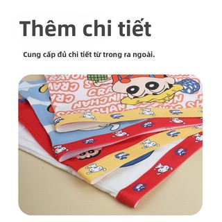 Quần lót bé trai Crayon Shinchan loại A - Cotton co giãn, thoáng mát, không gây bí, set 4 cái