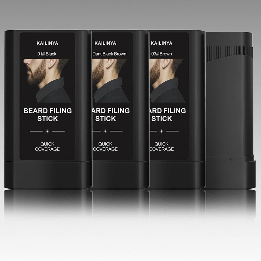 Lược nhuộm râu nam Quick Fill Color Patch Kem râu di động F3u6