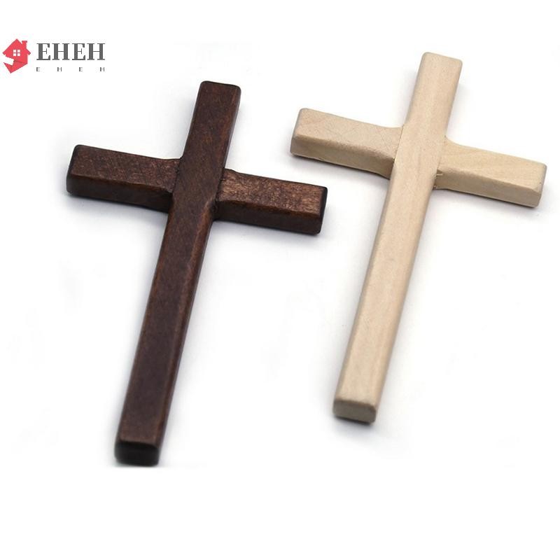 DỄ DÀNG Thánh Giá Gỗ Christian 12cm (4.7in) Tường Thánh Giá Dài Lớn Hai Màu