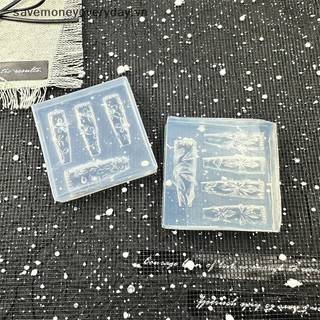 [savemoneyeveryday] Khuôn hoa 3D làm móng tay, silicone, mẫu cánh hoa lily, khuôn nhựa, khắc nghệ thuật