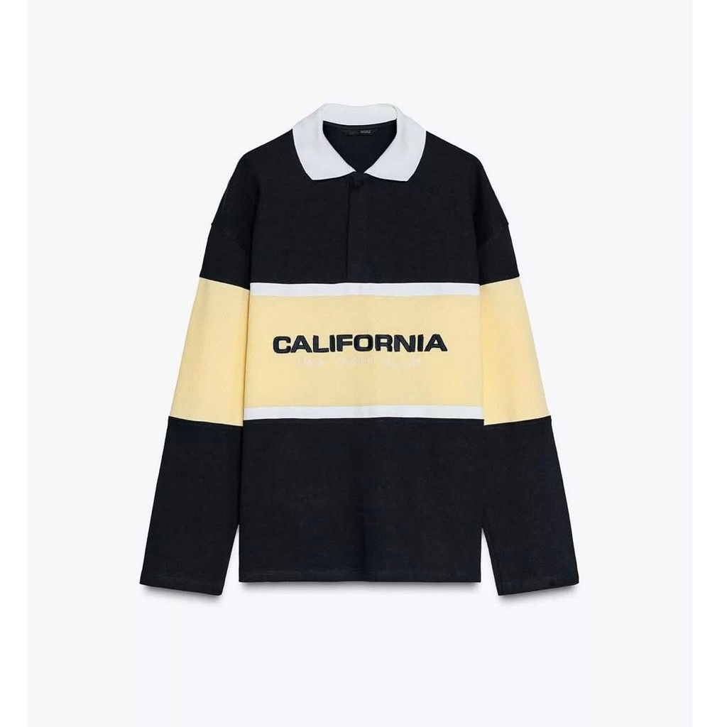 ÁO POLO ZARA DÀI TAY CHỮ CARLIFORNIA 0264/190