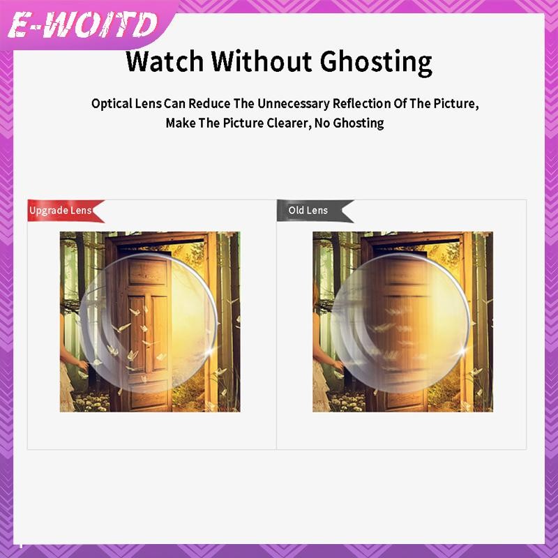 E-WOITD Đỏ Xanh Xanh Xanh Kính 3D Khung Đen Cho Chiều Anaglyph Phim TV HNVN