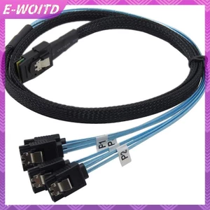 Cáp SATA E-WOITD SAS Mini-SAS SFF-8087 Đến 4 Cáp SATA Mini SAS 4i SFF8087 36P HNVN