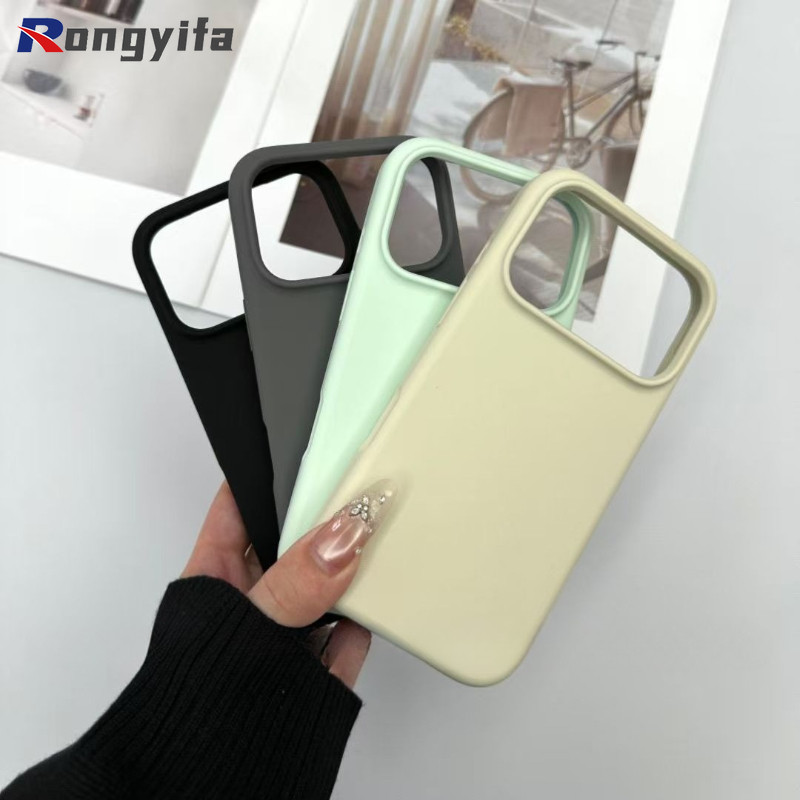 Vỏ Silicon Lỏng Giả Cho Samsung Galaxy A16 A06 A07 A17 A56 A36 A26 A35 A55 A34 5G 4G Mặt Sau Đơn Giản Vỏ Lông Cừu Màu Kẹo Dễ Thương Vỏ Điện Thoại Mềm Chống Rơi