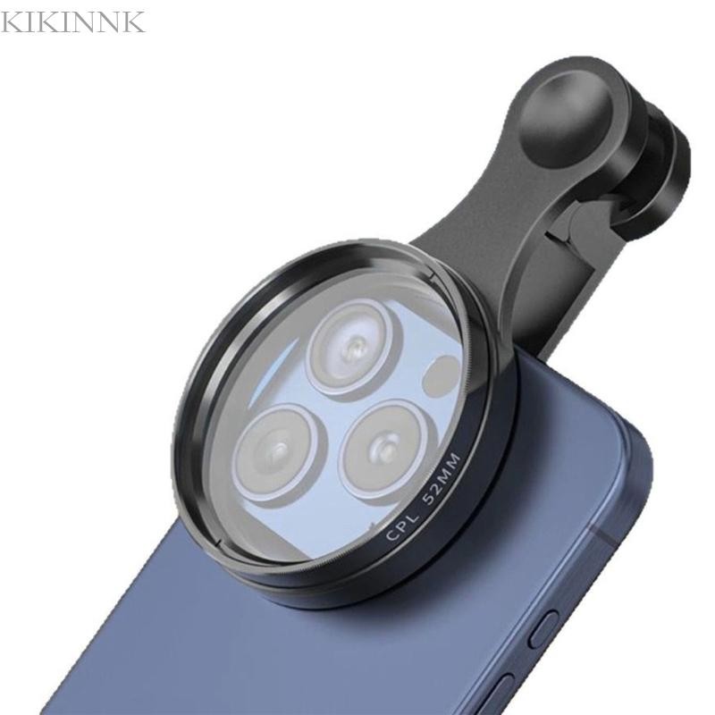 KIKIN Điện thoại Bộ lọc ống kính máy ảnh Kính quang đa chức năng Khung nhôm Bộ lọc CPL