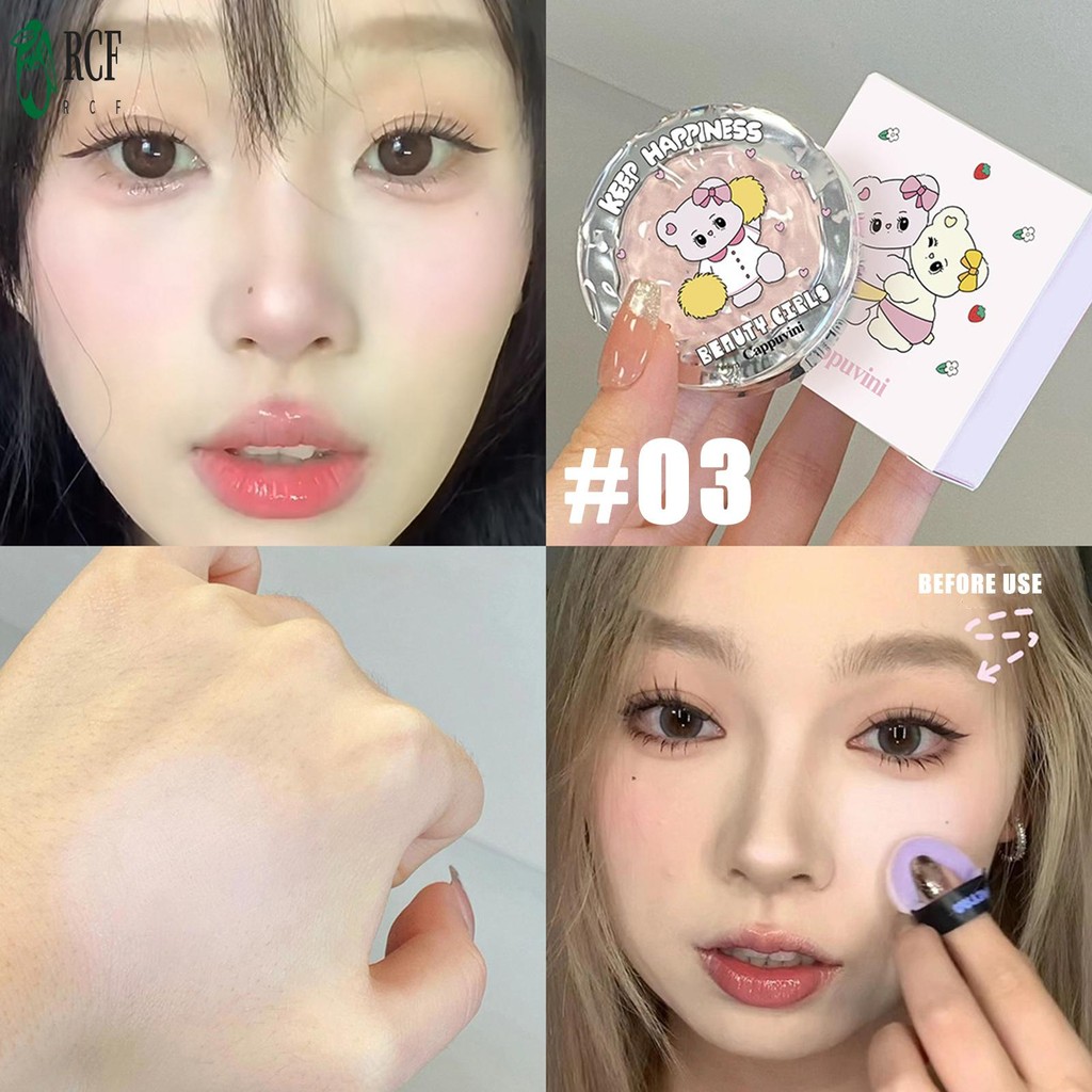 Phấn highlight Matte Highlighter Baked Face Contour Powder dành cho phụ nữ và bé gái Đồ dùng mỹ phẩm