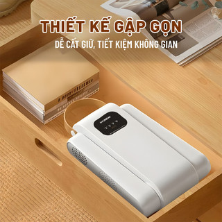 Máy sấy khô giày Hyundai HDR-006-WH - Kháng khuẩn và khử mùi - Bảo hành chính hãng 12 tháng
