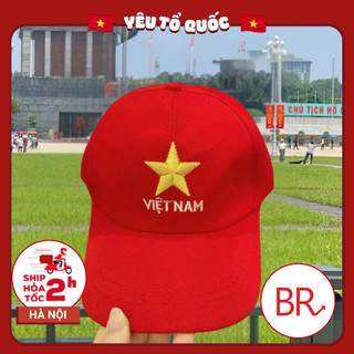 [2/9] Mũ lưỡi trai cờ đỏ sao vàng Việt Nam-Phụ Kiện Cổ Vũ, Trang Trí Lễ Hội, Quốc Khánh 2/9 TẠP HÓA ANGI