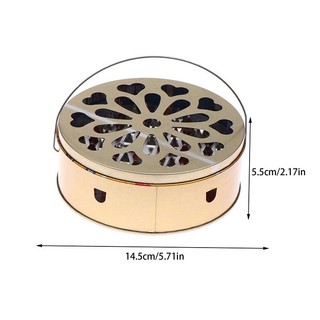 Hộp Nhang Muỗi Chống Cháy Có Quai Xách Nắp Đậy An Toàn Chất Liệu INOX Không Gỉ,Khay Nhang Muỗi SUNND